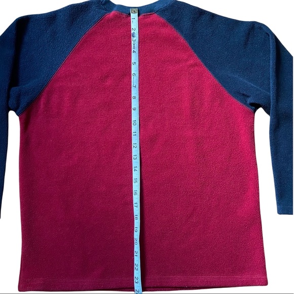 GAP Boy’s Fleece Red Blue Pullover Sweater XL - Picture 7 of 7